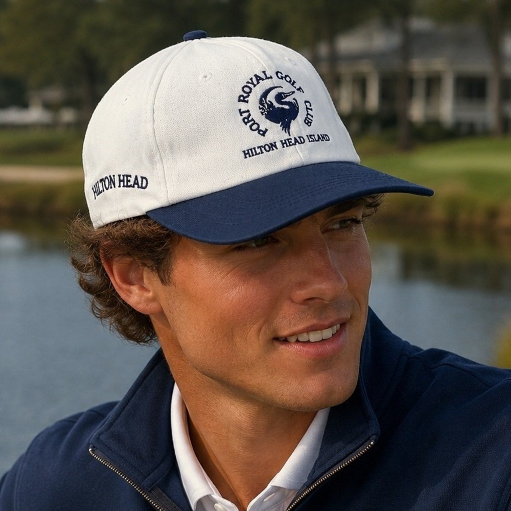 Vintage‎ 90s Port Royal Golf Club Hilton Head Island Strapback Golf Hat Cap